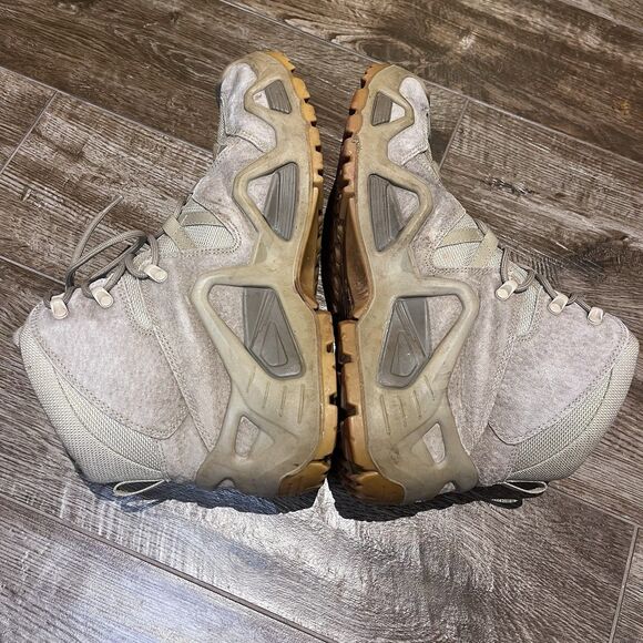 LOWA Zephyr GTX Mid TF Tactical Boots Men’s Size 11 Beige Gore-Tex Waterproof - Picture 10 of 14
